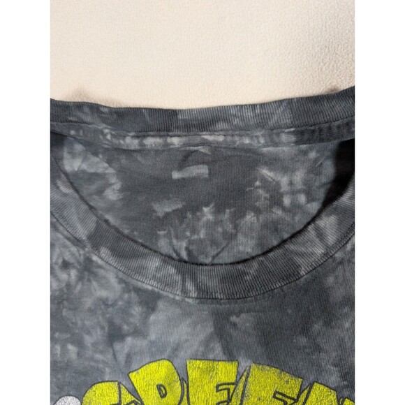 Y2K Green Day Dookie Graphic T-shirt Gray Tie Dye Size XL Punk Rock 90s - Picture 5 of 7
